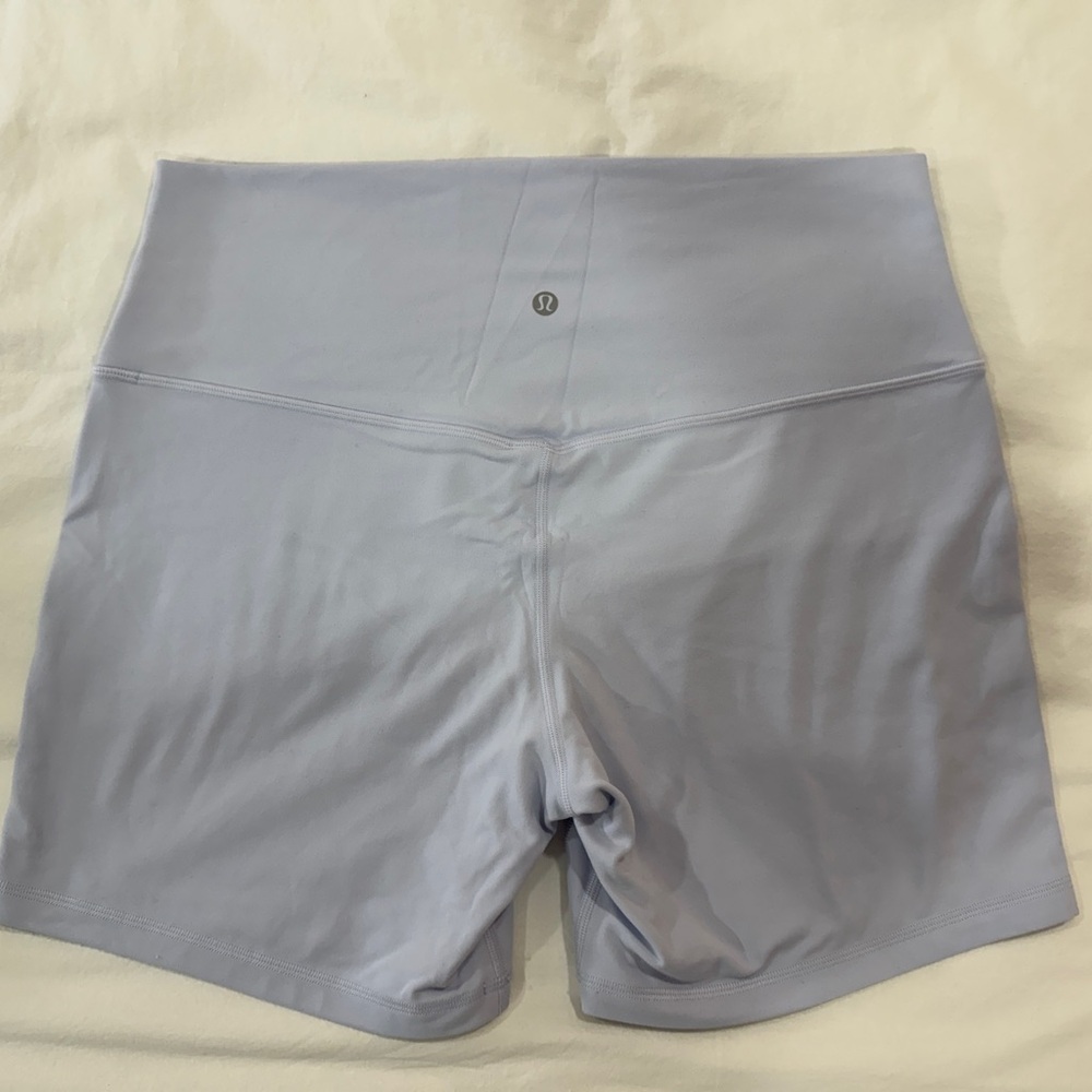 lululemon athletica Women's Periwinkle Biker Shorts - Picture 2 of 3